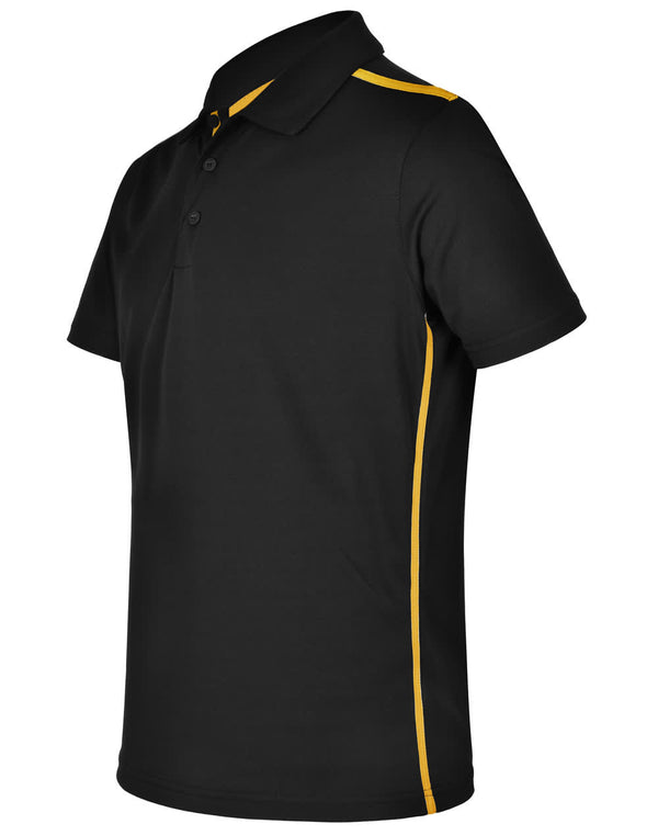 Mens rapid cool short sleeve contrast polo [53-PS83]