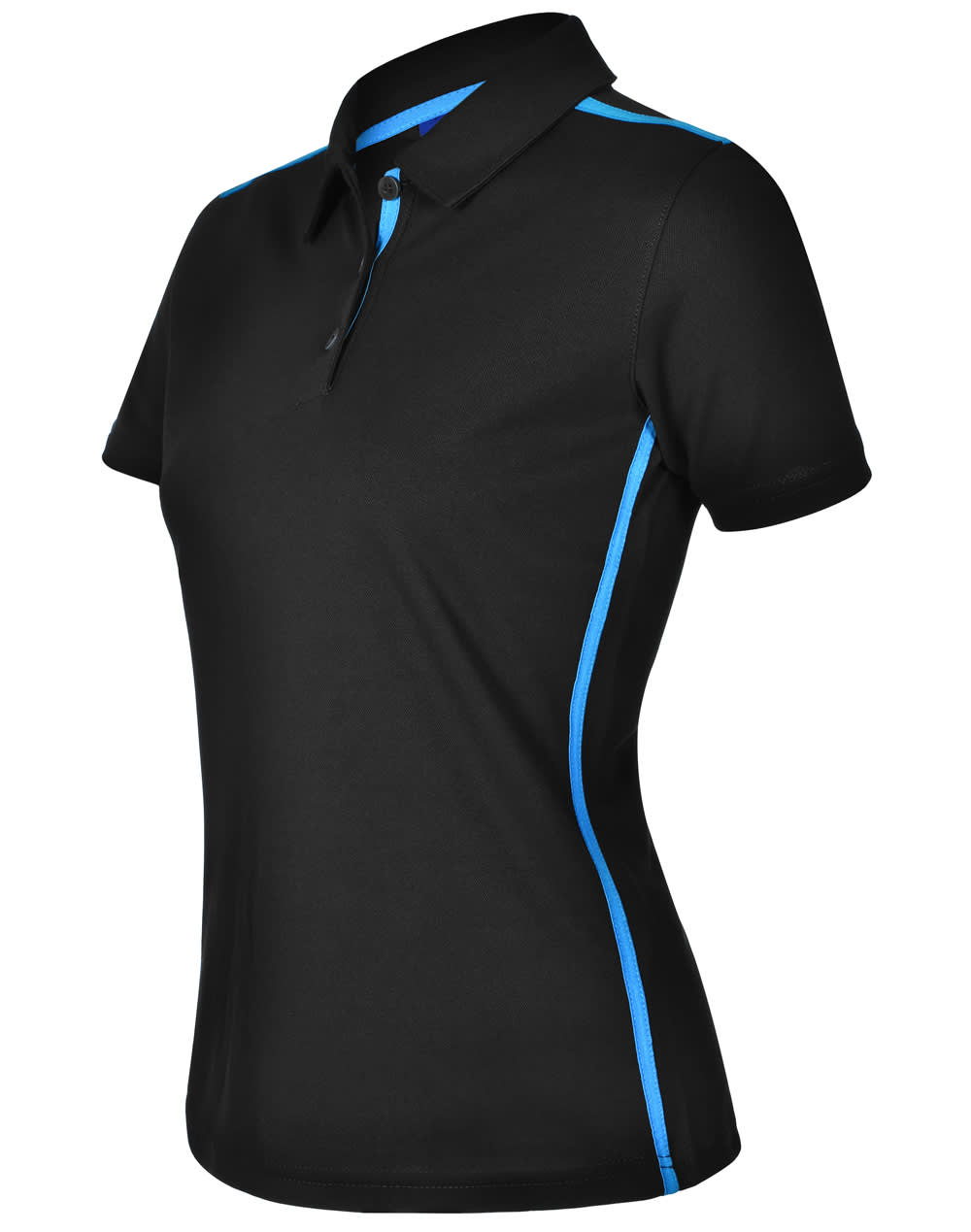 Ladies rapid cool short sleeve contrast polo [53-PS84]