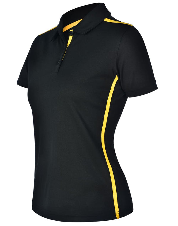 Ladies rapid cool short sleeve contrast polo [53-PS84]