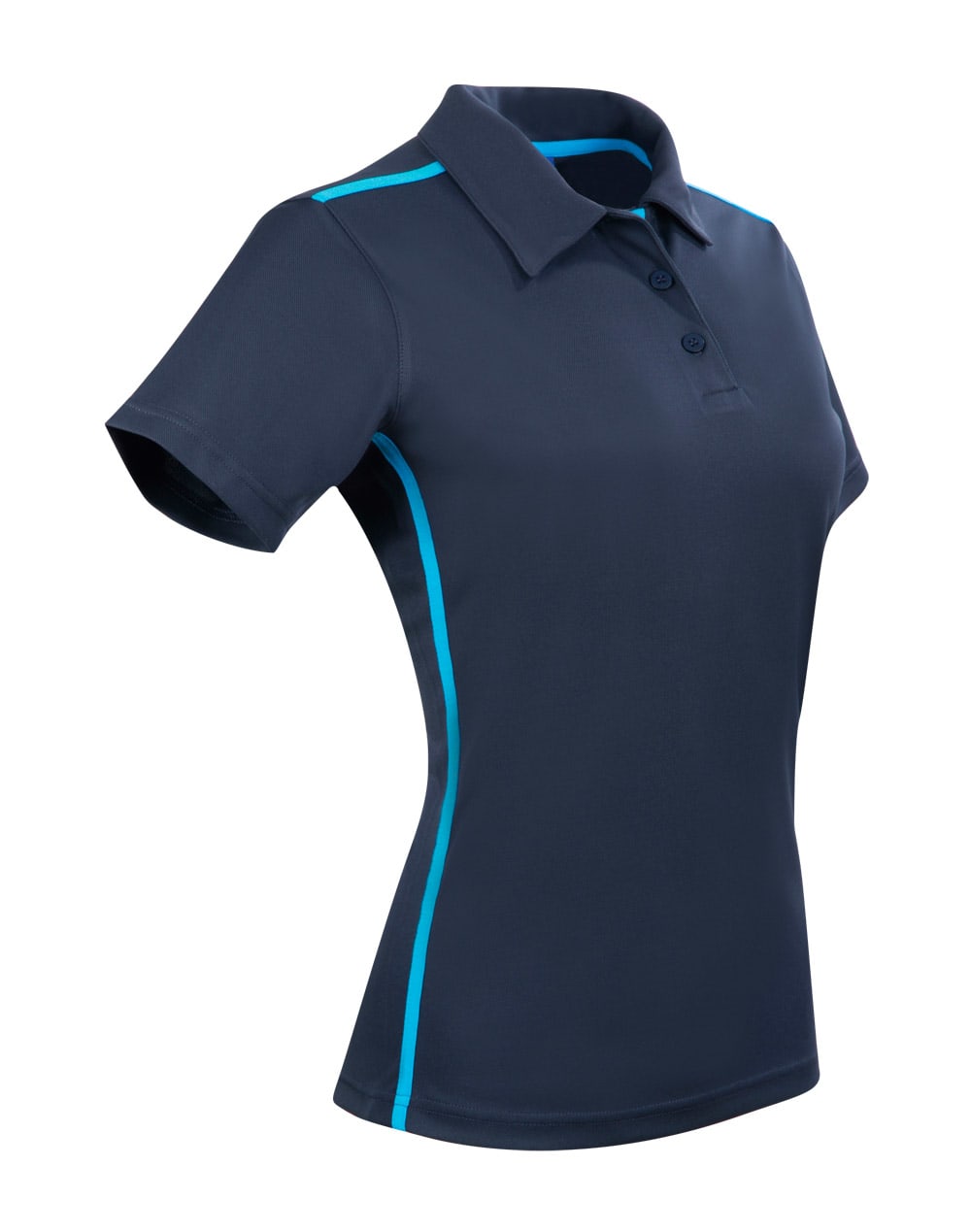 Ladies rapid cool short sleeve contrast polo [53-PS84]