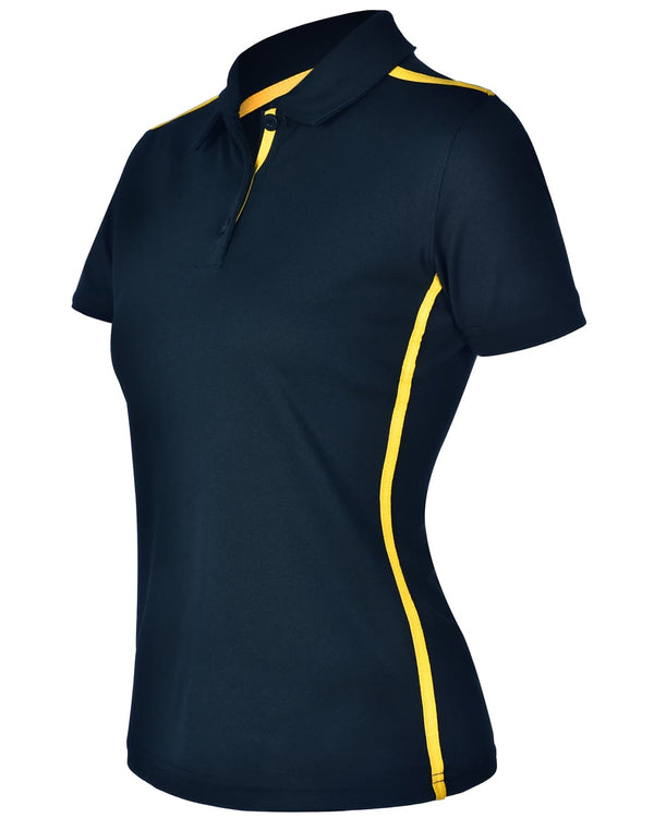 Ladies rapid cool short sleeve contrast polo [53-PS84]