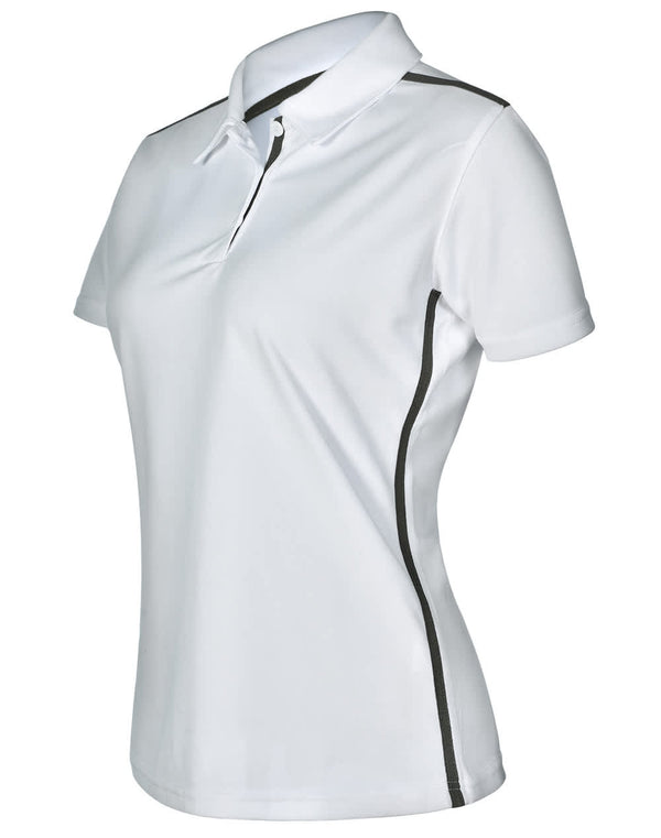 Ladies rapid cool short sleeve contrast polo [53-PS84]