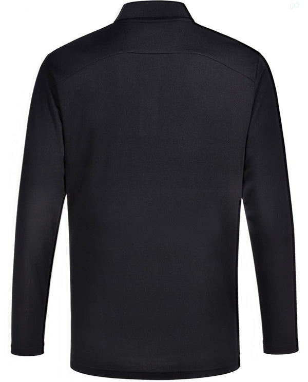 Mens Bamboo Charcoal L/S Polo [53-PS89]