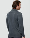 Mens Bamboo Charcoal L/S Polo [53-PS89]