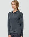 Ladies Bamboo Charcoal L/S Polo [53-PS90]