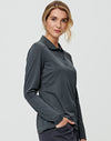 Ladies Bamboo Charcoal L/S Polo [53-PS90]