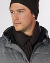 Cable Knit Scarf Acrylic knit with cable row feature [53-SCF02]