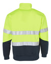 HiVis L/S Fleecy Collar Sweater 3M Tapes [53-SW14]