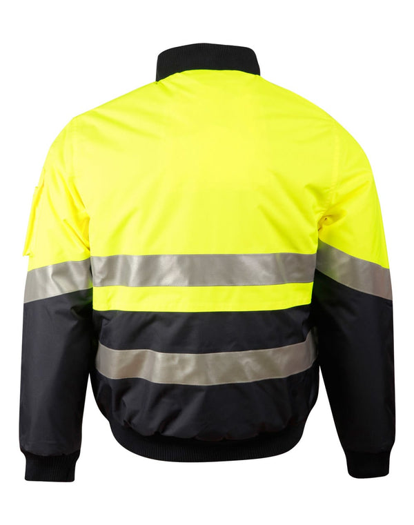 HiVis Two Tone Flying Jacket With 3M Tapes [53-SW16A]