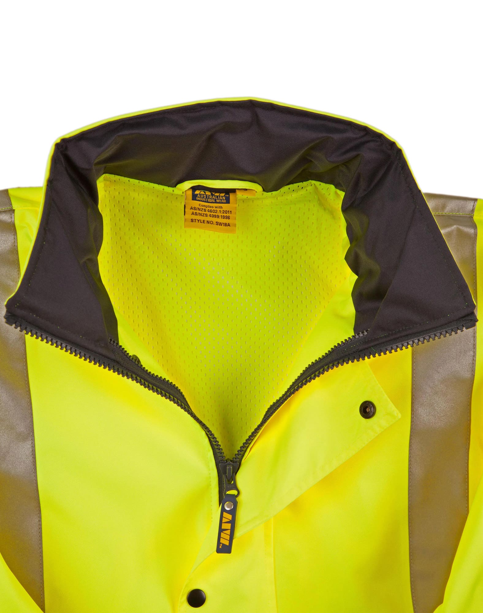 HiVis Two Tone Rain Proof Safety Jacket With 3M Tapes [53-SW18A]