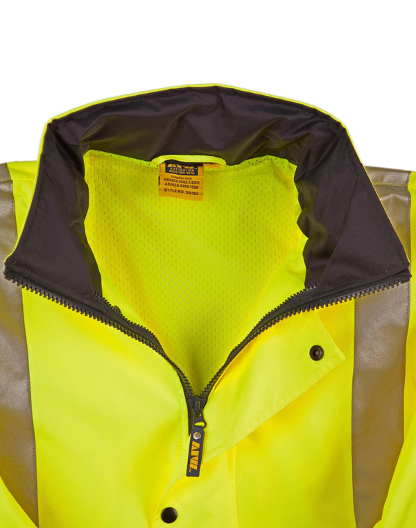 HiVis Two Tone Rain Proof Safety Jacket With 3M Tapes [53-SW18A]