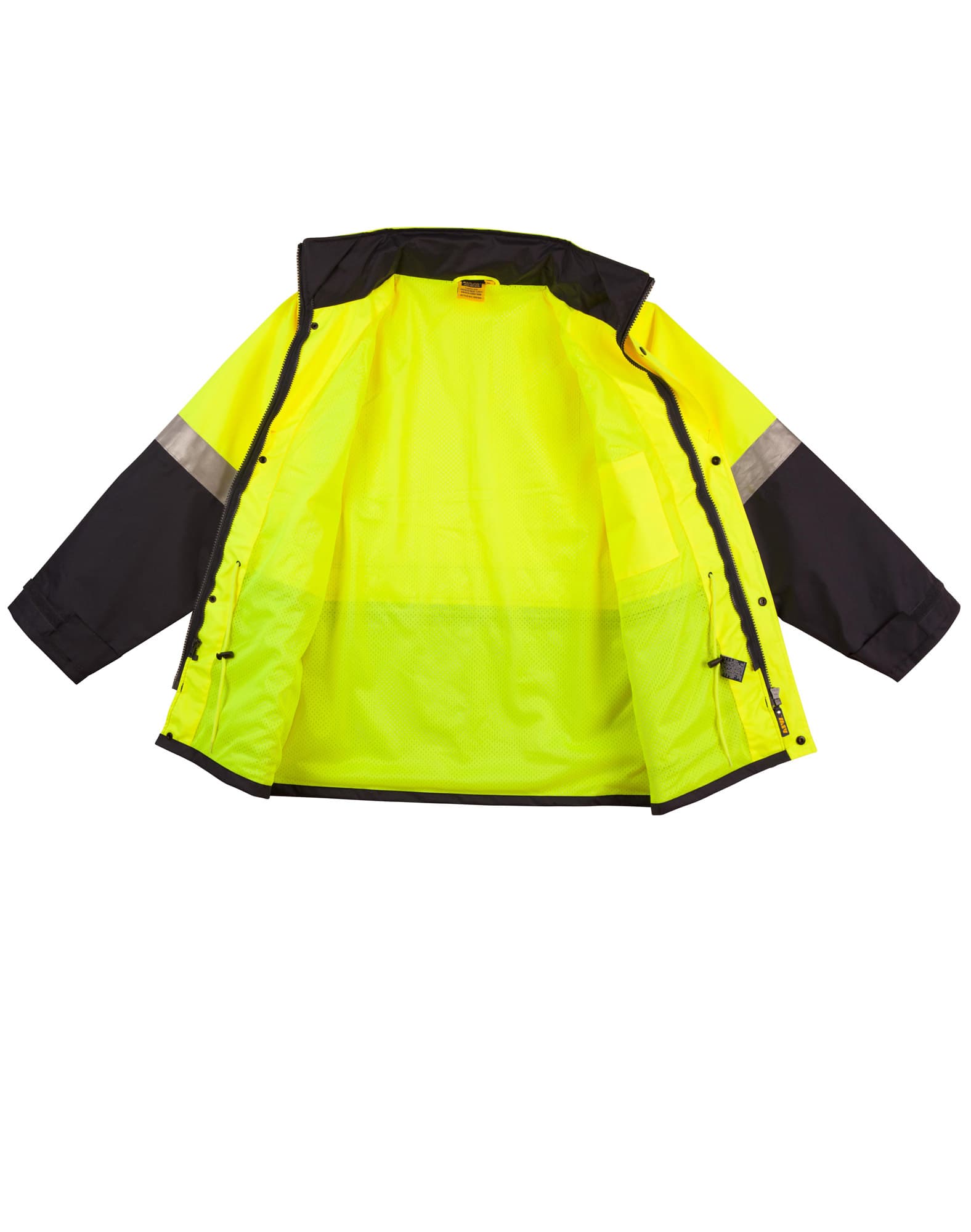 HiVis Two Tone Rain Proof Safety Jacket With 3M Tapes [53-SW18A]