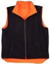 HiVis Reversible Safety Vest With Hoop Pattern 3M Tapes [53-SW19A]