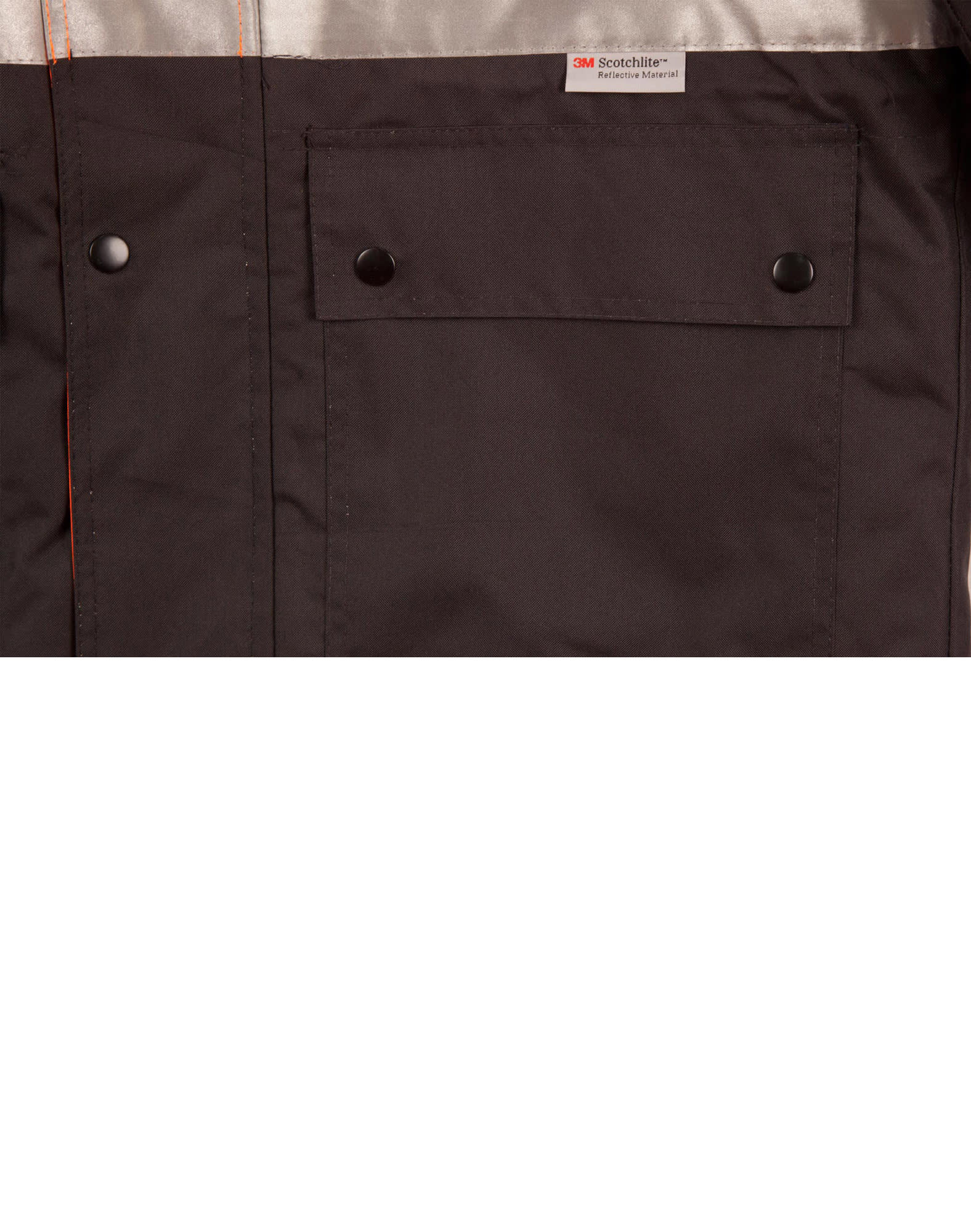 HiVis Two Tone Rain Proof Quilted Safety Jacket With 3M Tapes [53-SW28A]