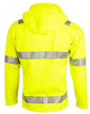 HiVis Softshell Hooded Jacket With 3M Tape [53-SW30]