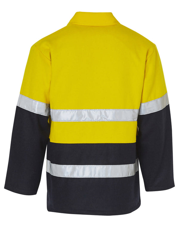 HiVis Two Tone Bluey Safety Jacket with 3M Tapes [53-SW31A]