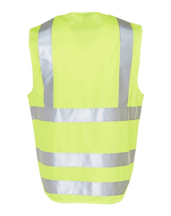 HiVis Safety Vest with ID Pocket  R/F Tapes [53-SW42]