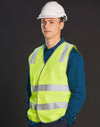 Hi Vis Safety Vest With Shoulder Reflective Tapes [53-SW43]