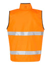 HiVis Reversible Mandarine Collar Safety Vest With 3M Tapes [53-SW49]