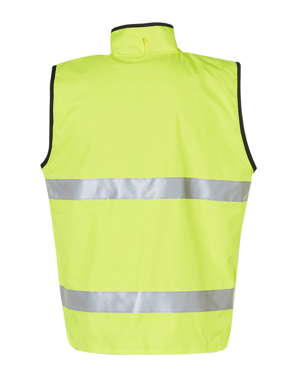 HiVis Reversible Mandarine Collar Safety Vest With 3M Tapes [53-SW49]