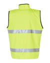 HiVis Reversible Mandarine Collar Safety Vest With 3M Tapes [53-SW49]