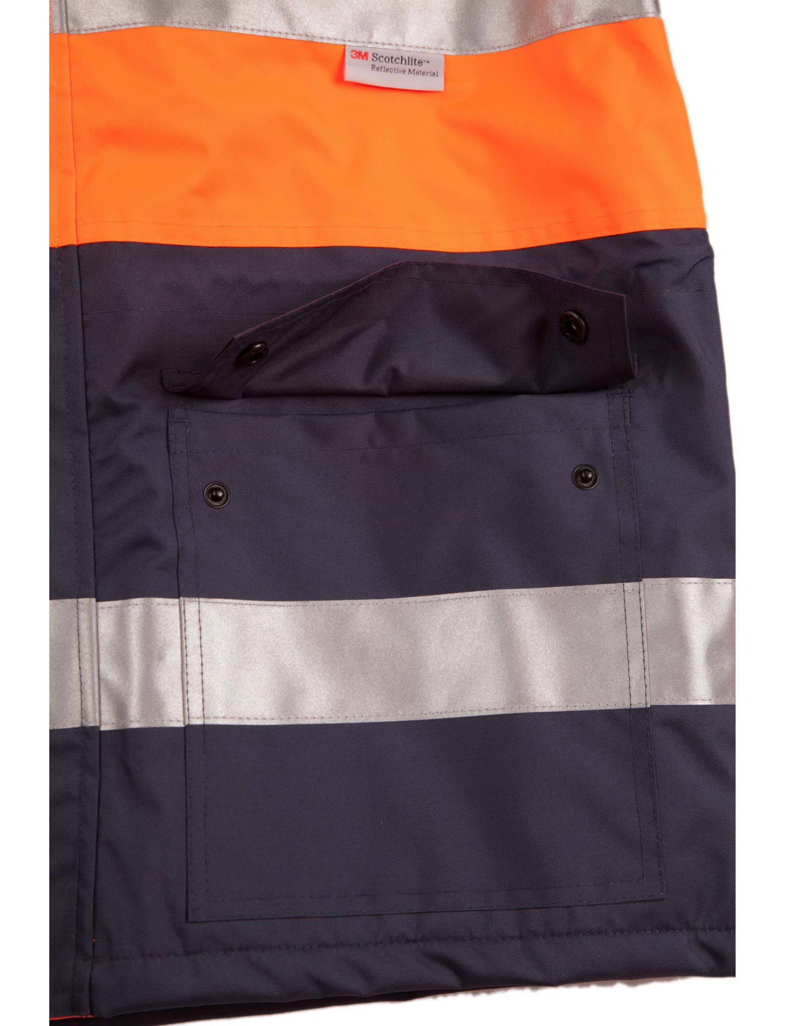 HiVis Long Line Safety Jacket With 3M Tapes [53-SW50]
