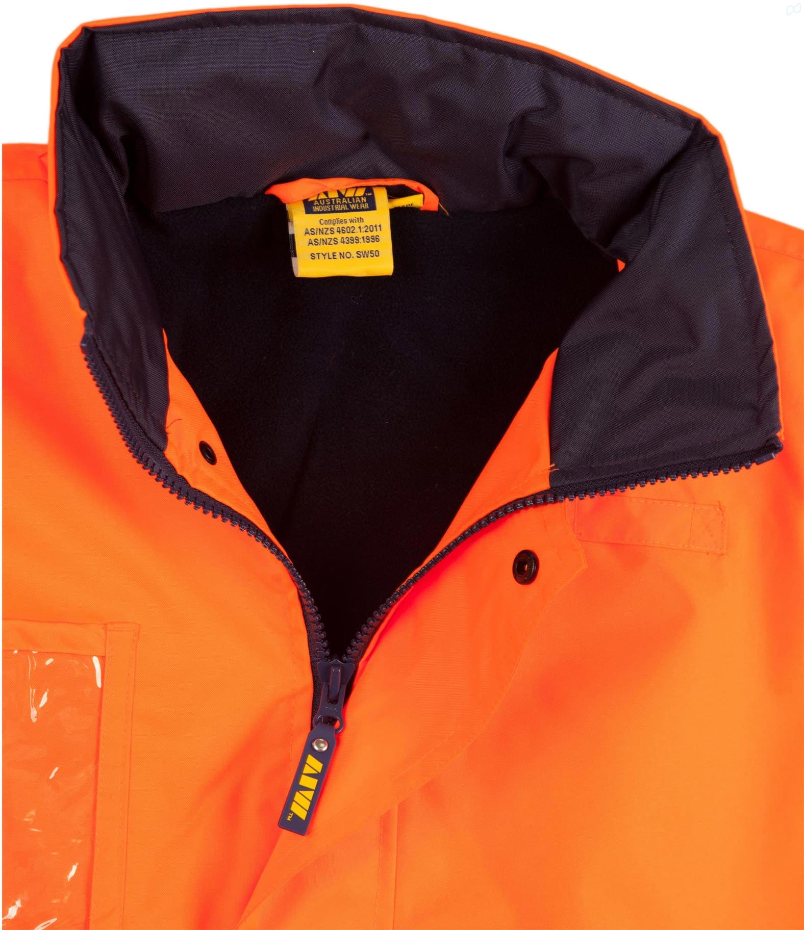 HiVis Long Line Safety Jacket With 3M Tapes [53-SW50]