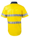 Mens HiVis Cool Breeze Safety S/S Shirt 3M Tape [53-SW59]