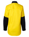 Ladies HiVis L/S Safety Shirt [53-SW64]