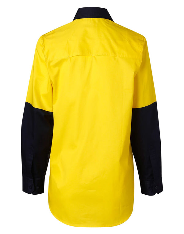 Ladies HiVis L/S Safety Shirt [53-SW64]