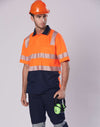 AIW Unisex TrueDry Biomotion Segmented Ss Safety Polo [53-SW73]