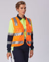 AIW Unisex TrueDry Biomotion Segmented Ls Safety Polo [53-SW74]