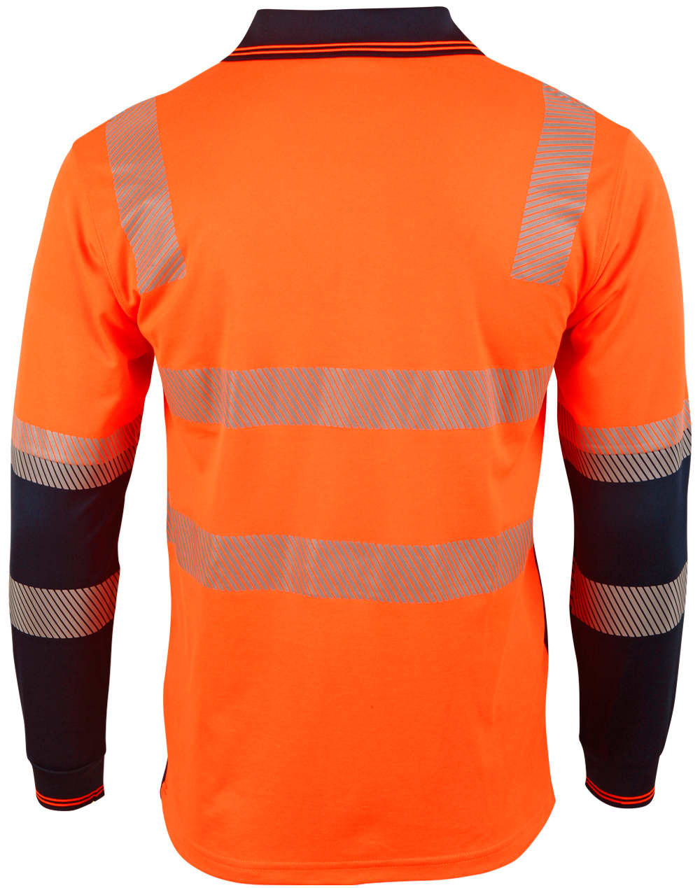 AIW Unisex TrueDry Biomotion Segmented Ls Safety Polo [53-SW74]