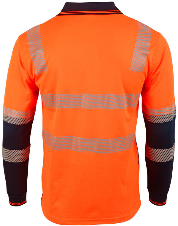 AIW Unisex TrueDry Biomotion Segmented Ls Safety Polo [53-SW74]