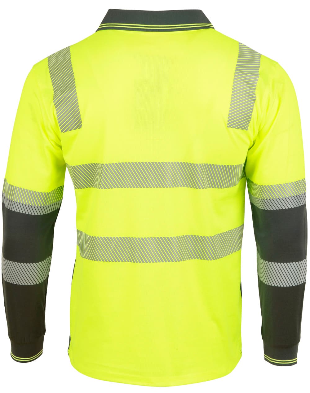 AIW Unisex TrueDry Biomotion Segmented Ls Safety Polo [53-SW74]