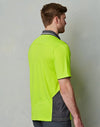 AIW Unisex Hi Vis Bamboo Charcoal Vented Ss Polo [53-SW79]