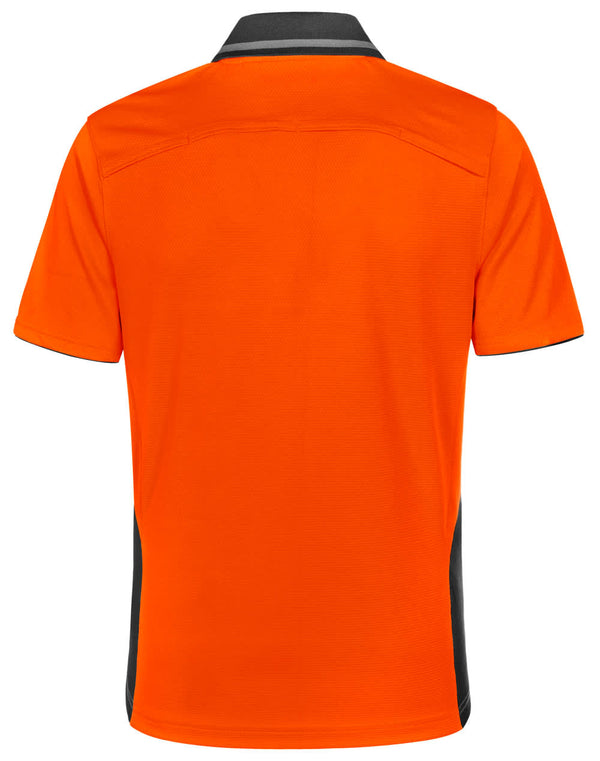 AIW Unisex Hi Vis Bamboo Charcoal Vented Ss Polo [53-SW79]