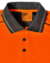 AIW Unisex Hi Vis Bamboo Charcoal Vented Ss Polo [53-SW79]