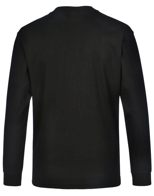 mens cotton crew neck L/S tee [53-TS02]