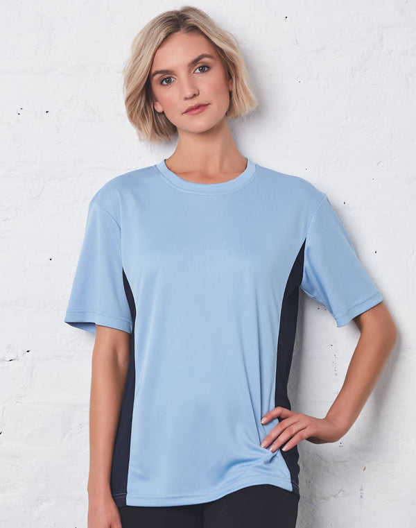 CoolDry short sleeve contrast tee [53-TS12]