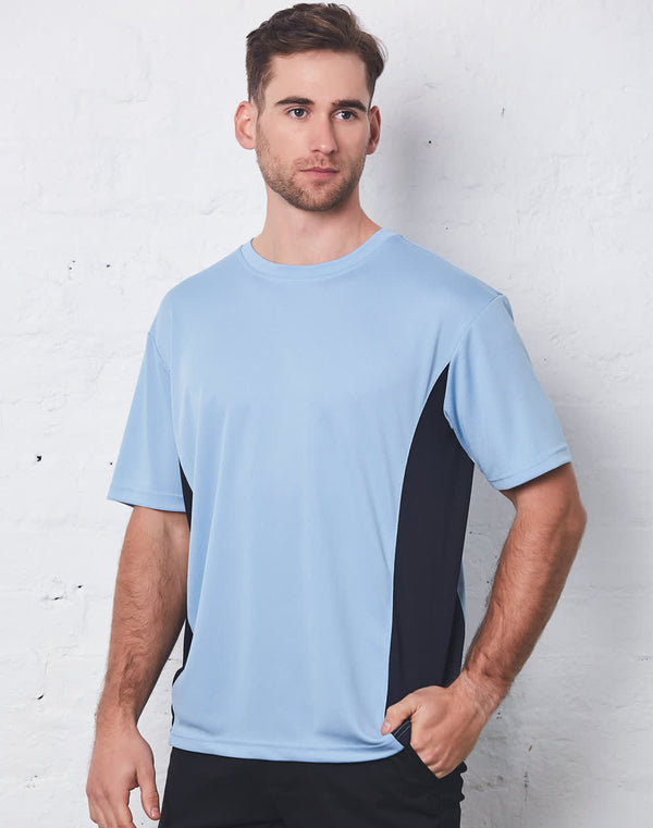 CoolDry short sleeve contrast tee [53-TS12]