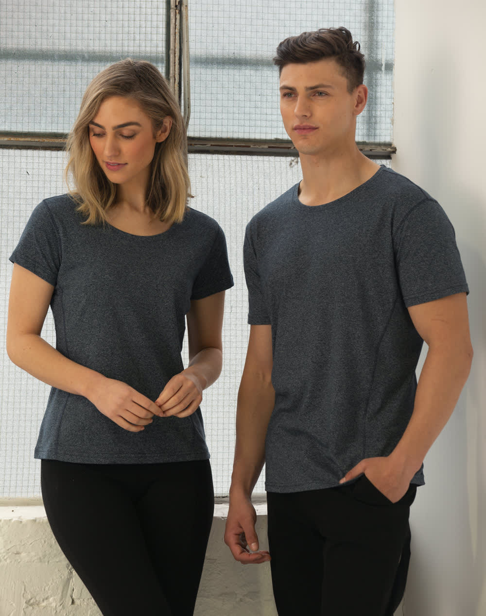 Ladies Cool Heather S/S Tee [53-TS28]