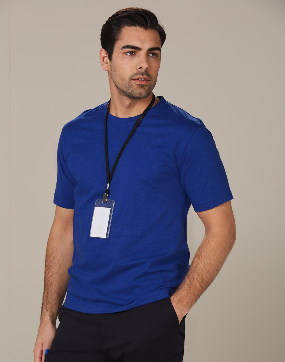 Mens Cotton Semi Fitted Tee [53-TS37]