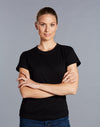 Ladies Cotton Semi Fitted Tee [53-TS38]