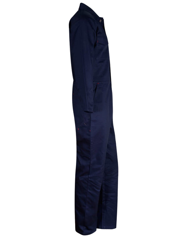 Mens Cotton Drill CoverallStout [53-WA08]