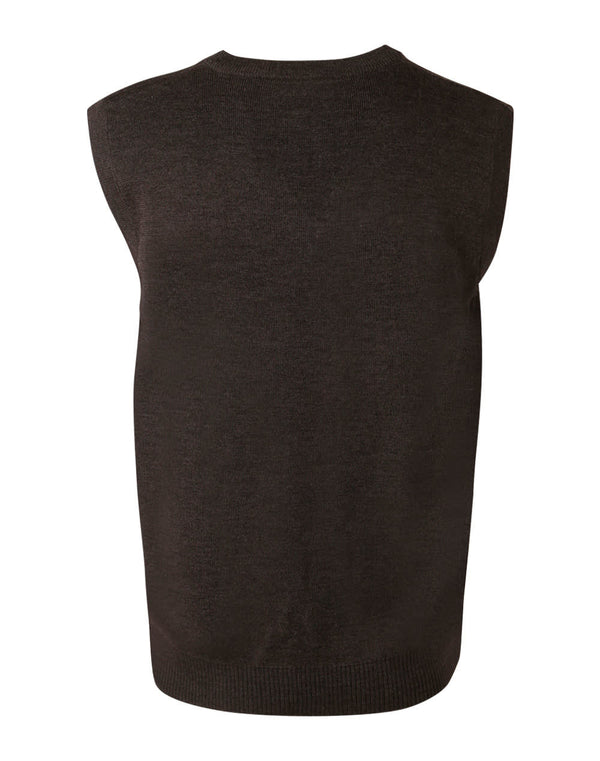 V Neck Wool / Acrylic Knit Vest [53-WJ02]