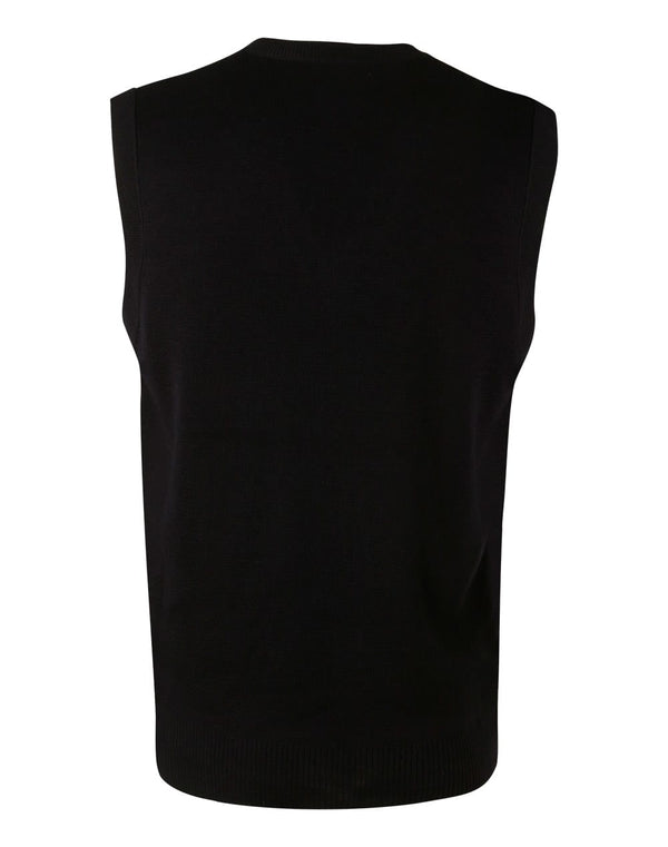 V Neck Wool / Acrylic Knit Vest [53-WJ02]