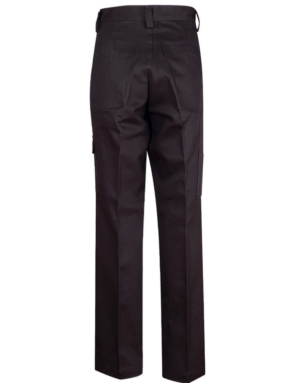 Mens Cotton Drill Preshrunk Cargo Pants With Knee Pads [53-WP03]
