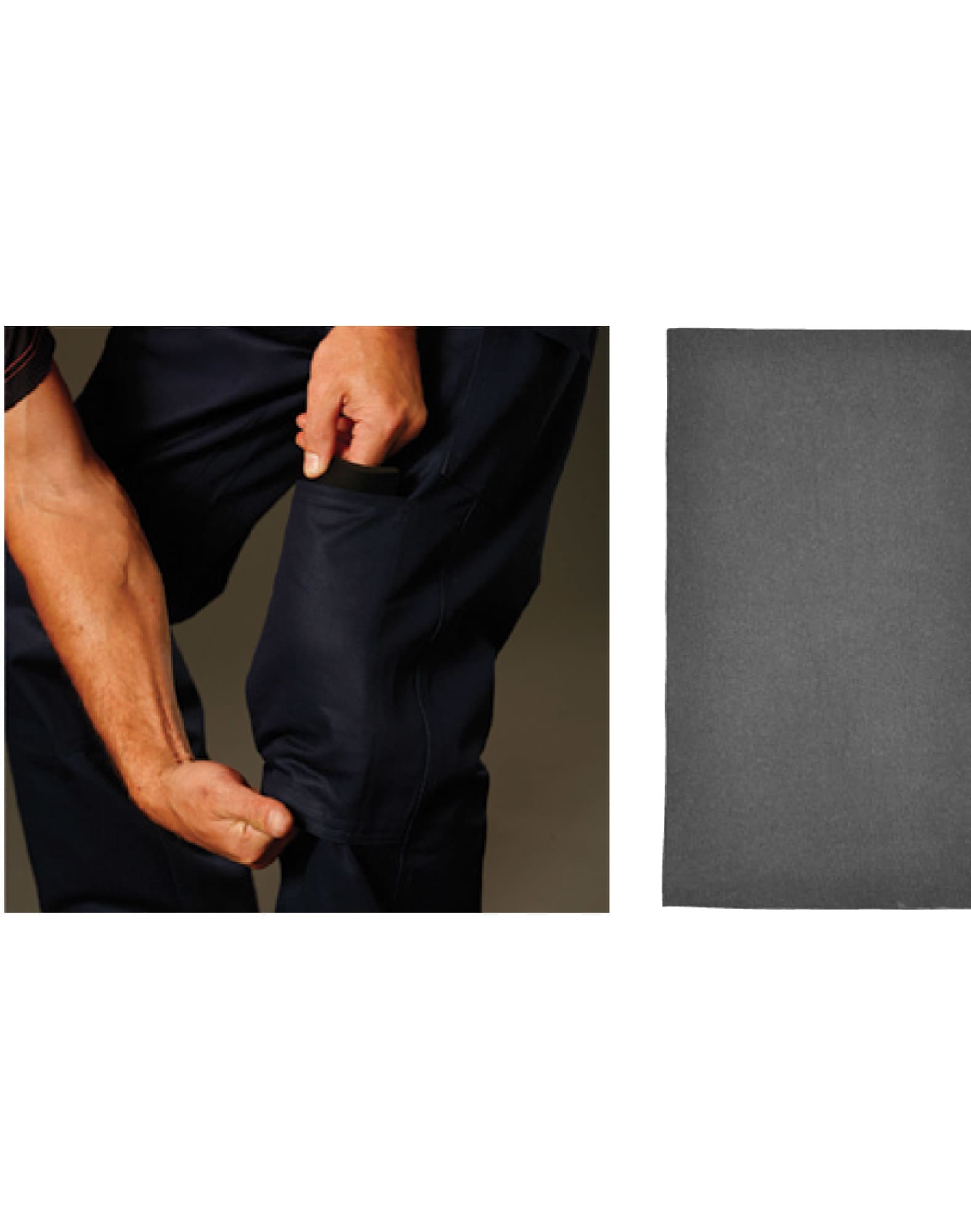 Mens Cotton Drill Preshrunk Cargo Pants With Knee Pads [53-WP03]