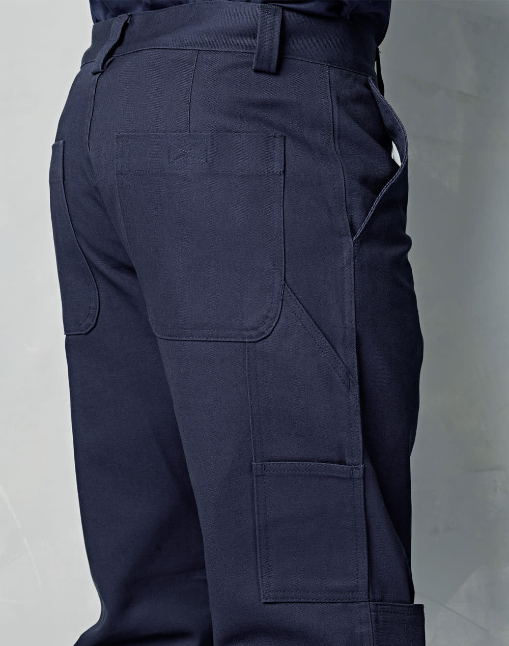 Mens Cotton Drill Preshrunk Cargo Pants With Knee Pads [53-WP03]